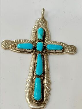 Lupe Iule, a Zuni Native American silversmith. 